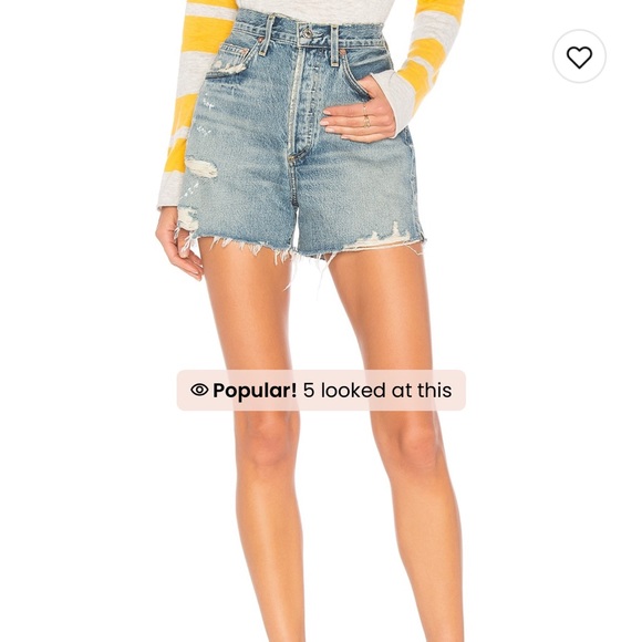 Agolde Dee Short in color Riccochet - Picture 1 of 3